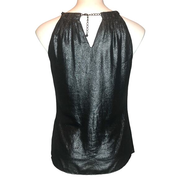 Cache Metallic Gray Camisole - Size Small - Picture 6 of 9